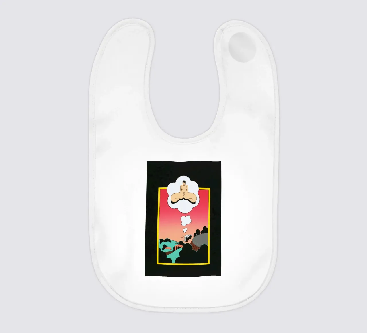 Ken Price Non pensare a lei quando cerchi di guidare bavaglino da Marcobarshop