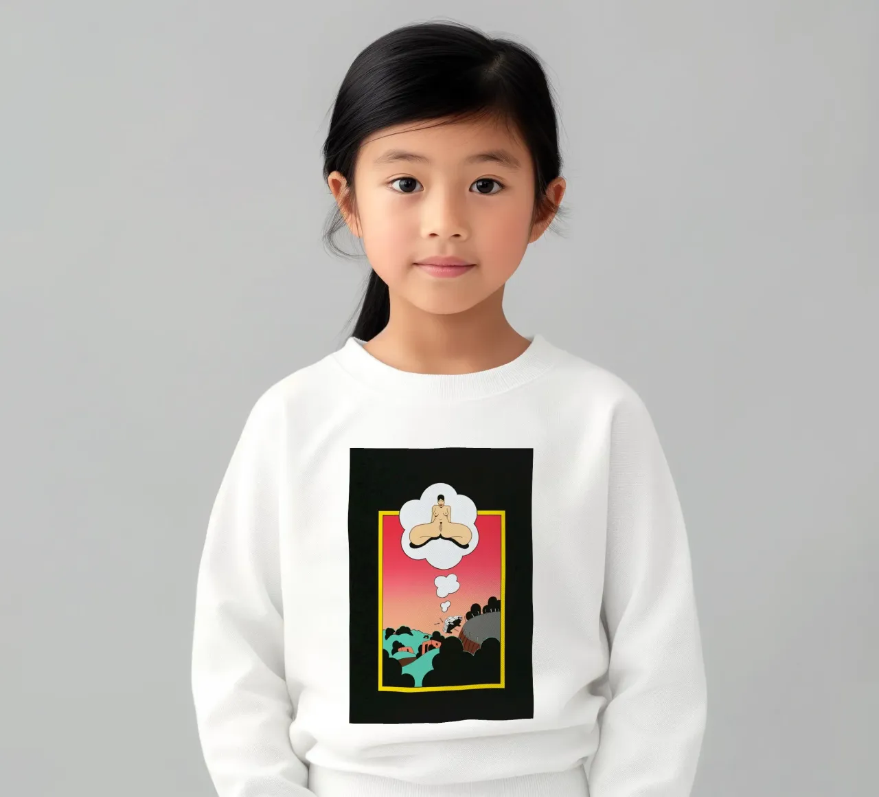 Ken Price Non pensare a lei quando cerchi di guidare felpa bambino da Marcobarshop