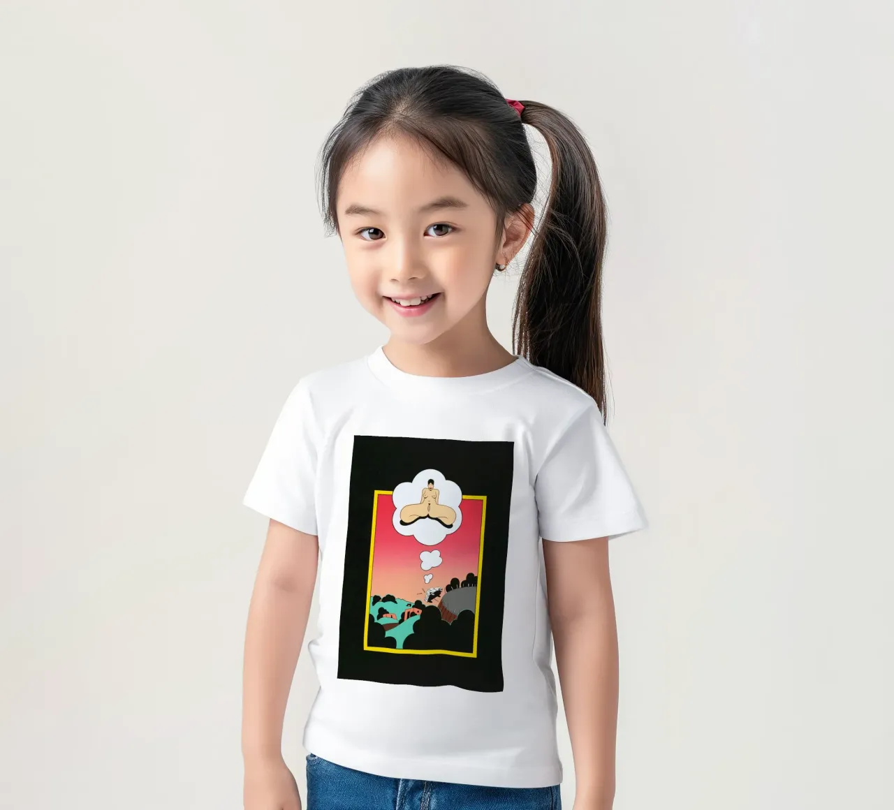 Ken Price Don't Think About Her When You're Trying to Drive kids t-shirt by Marcobarshop