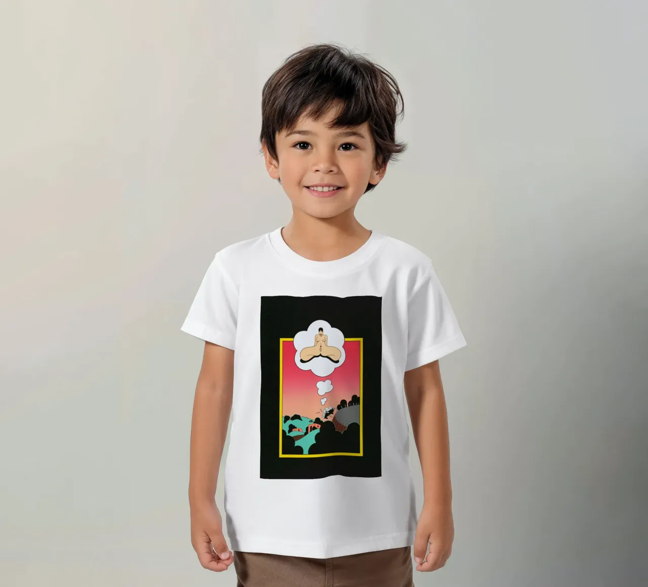 Ken Price Don't Think About Her When You're Trying to Drive kids t-shirt by Marcobarshop