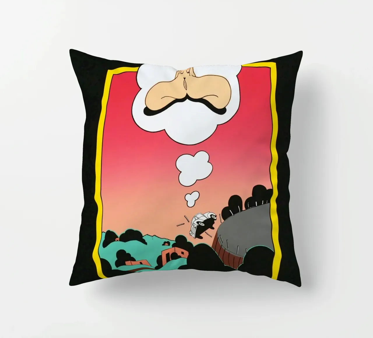 Ken Price Non pensare a lei quando cerchi di guidare cuscino da Marcobarshop