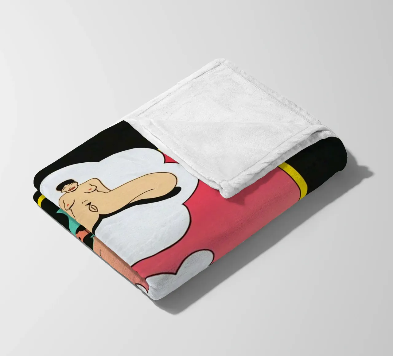 Ken Price Non pensare a lei quando cerchi di guidare coperta in pile da Marcobarshop