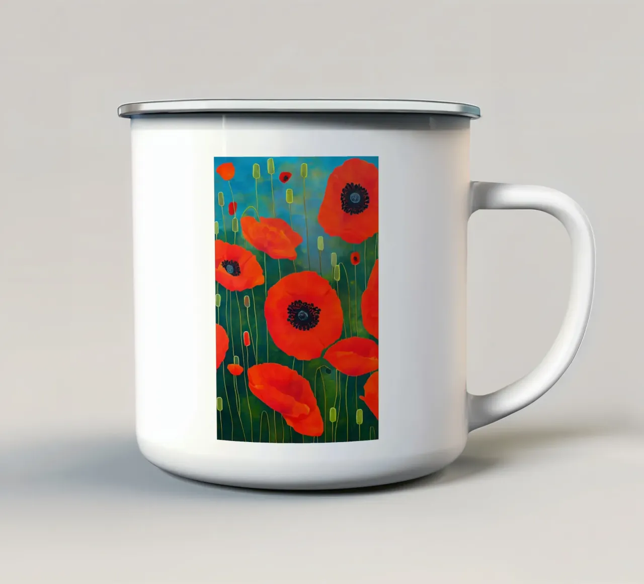Arte da parete di Imagine tazza in smalto da Imagine