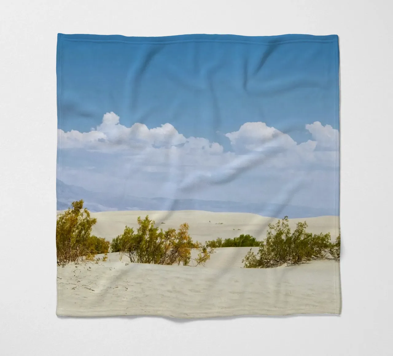 daytime in sand dunes fleece blanket by life of sands