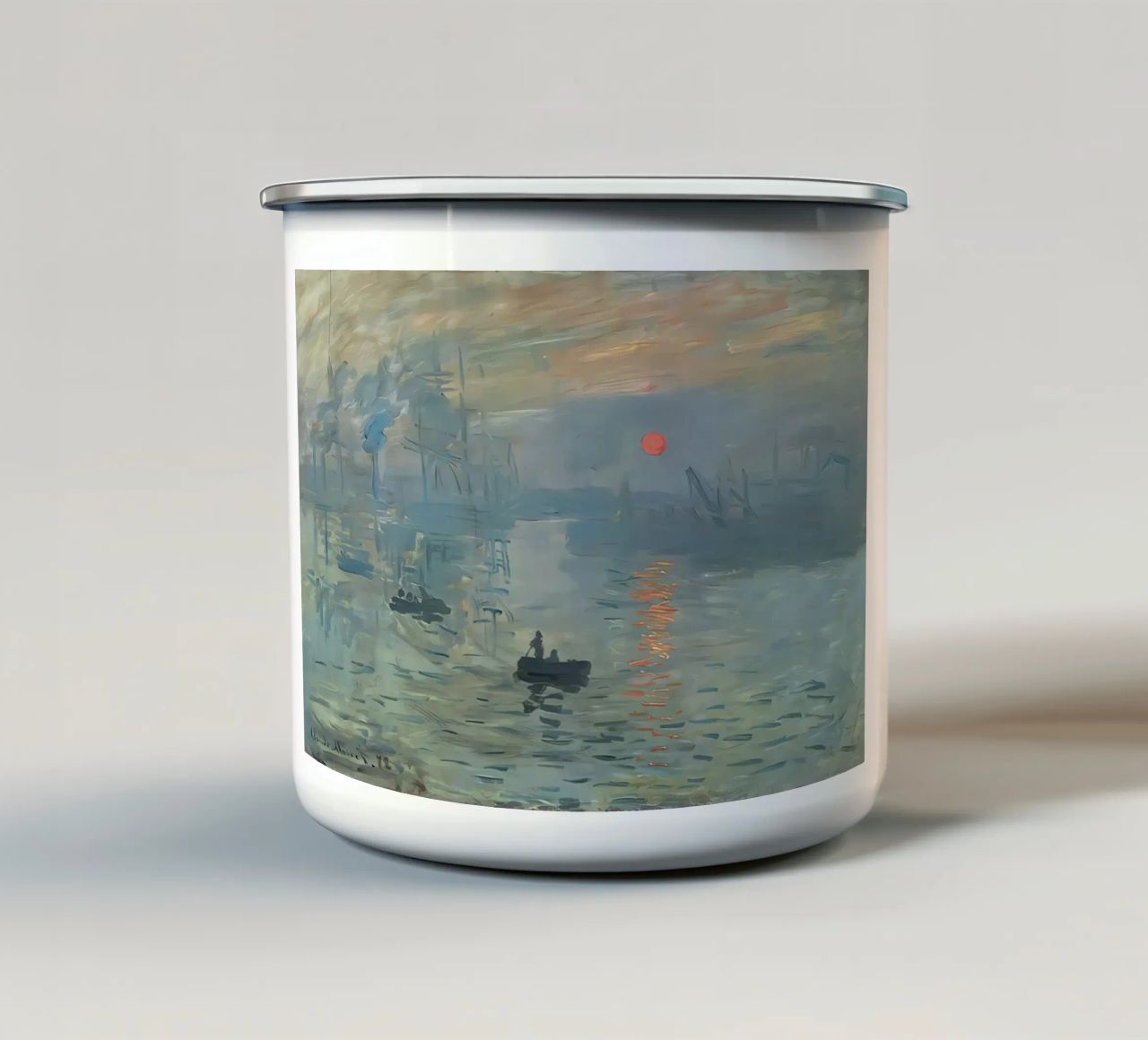 Sole nascente tazza in smalto da D1 Shop