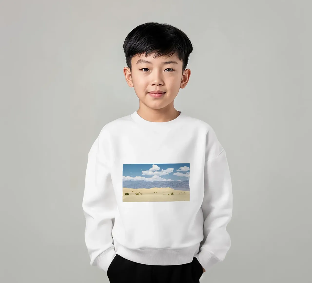 uninhabited desert kids sweatshirt by life of sands