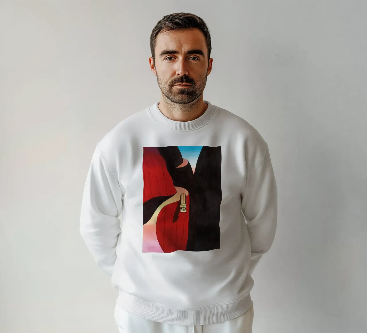 Ken Price Falling Bus felpa da Marcobarshop