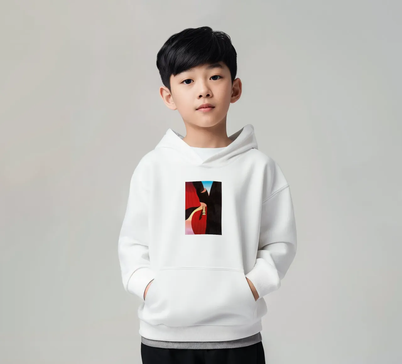 Ken Price Falling Bus felpa bambino con cappuccio da Marcobarshop