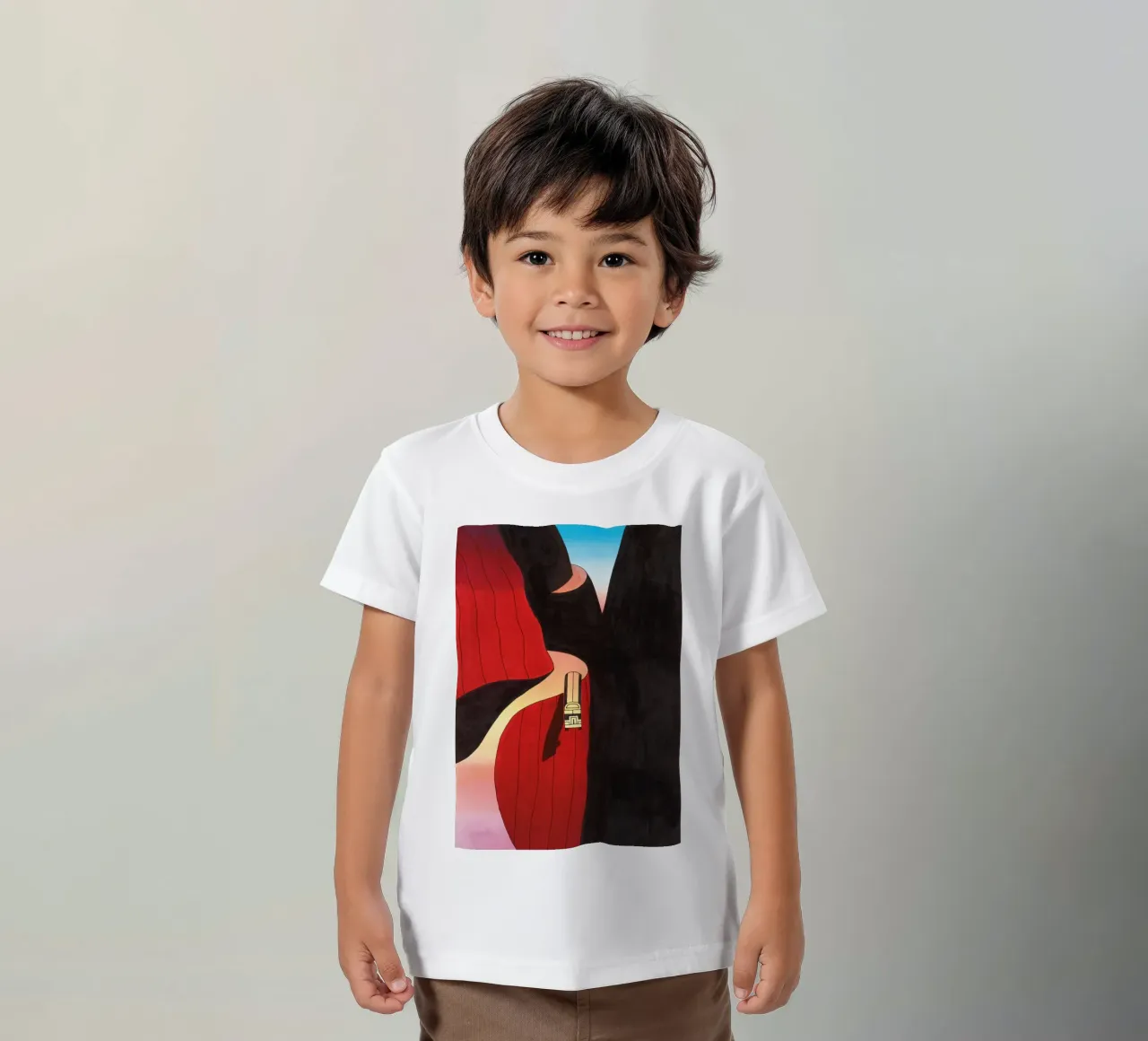 Ken Price Falling Bus kids t-shirt by Marcobarshop