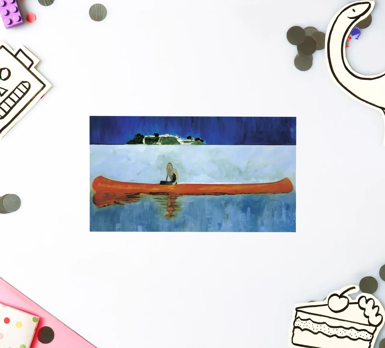 peter doig - Jarwitama sticker by Milfordwings
