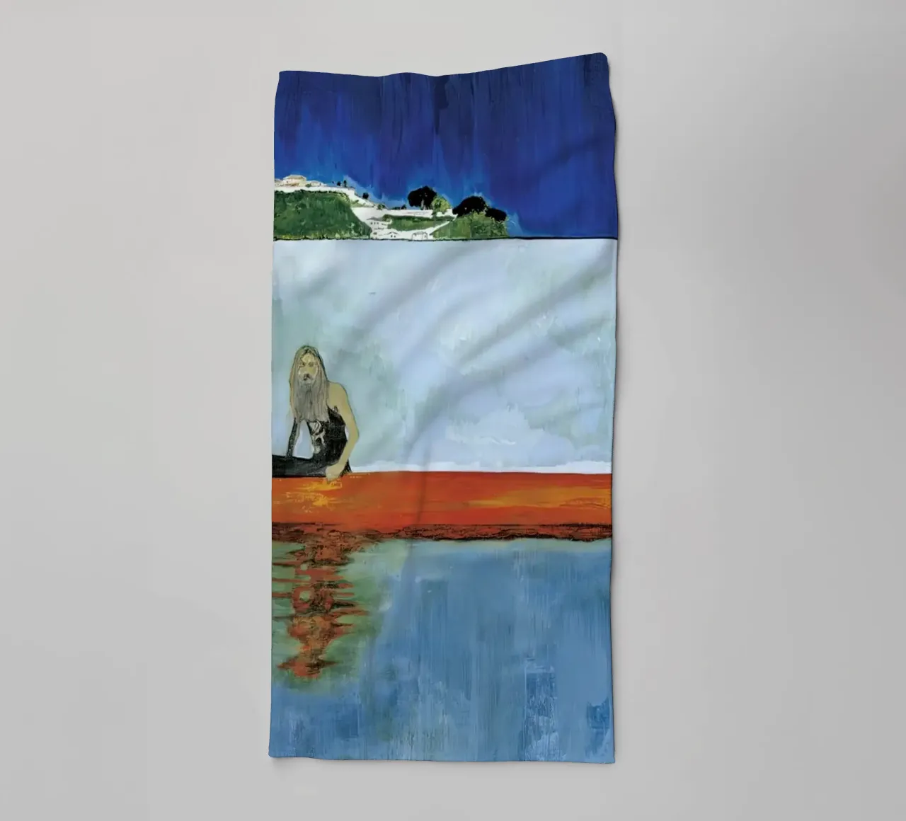 peter doig - Jarwitama asciugamano da bagno da Milfordwings