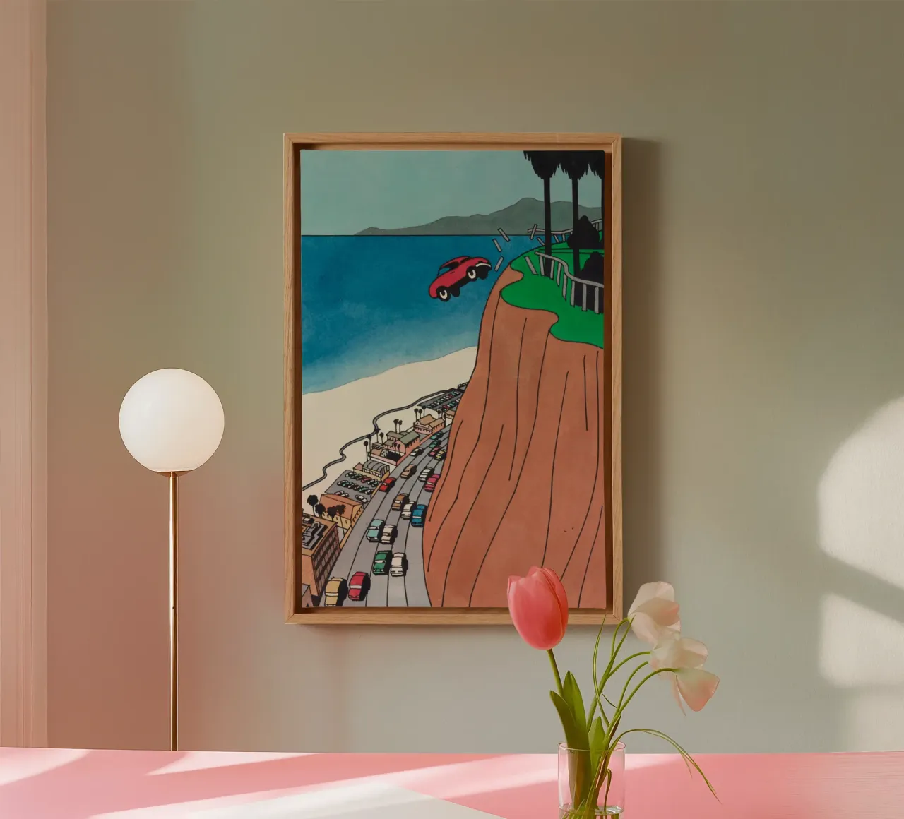 Ken Prijs Auto Duik canvas met Baklijst van Marcobarshop