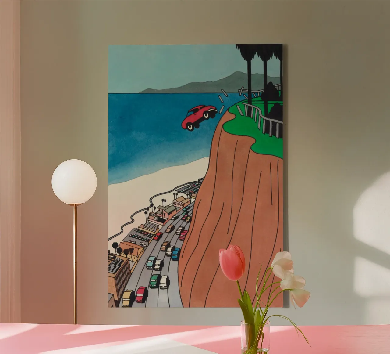 Ken Prijs Auto Duik canvas met Baklijst van Marcobarshop