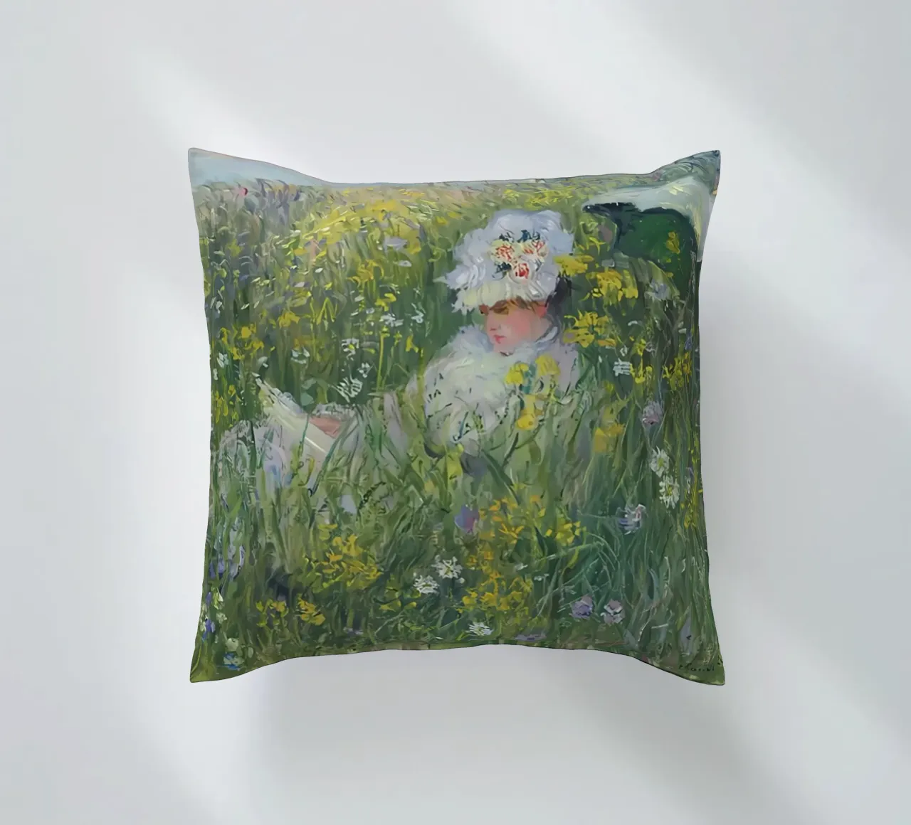 In The Meadow - 1876 decorative cushion by D1 Shop