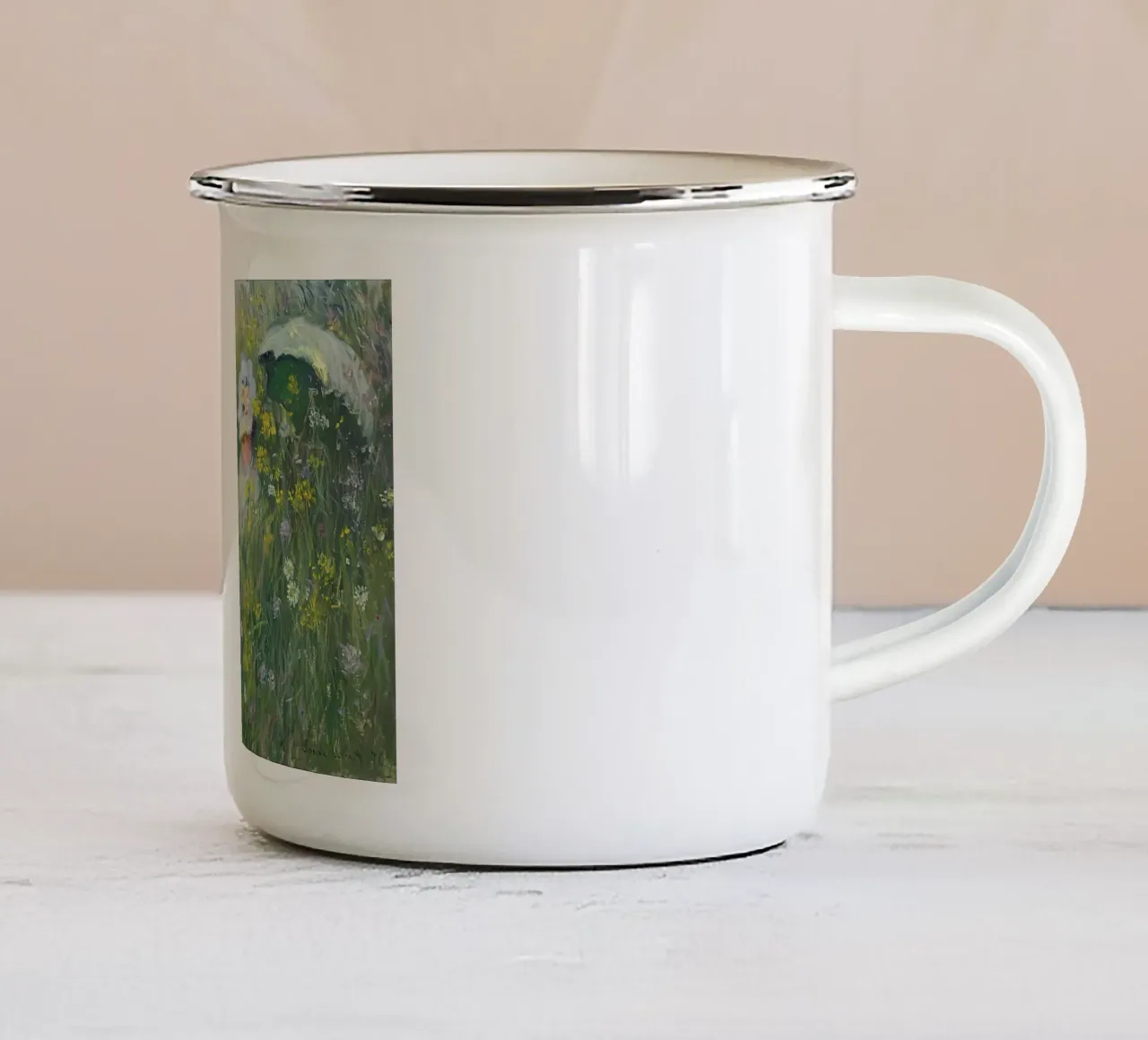 Nel prato - 1876 tazza in smalto da D1 Shop