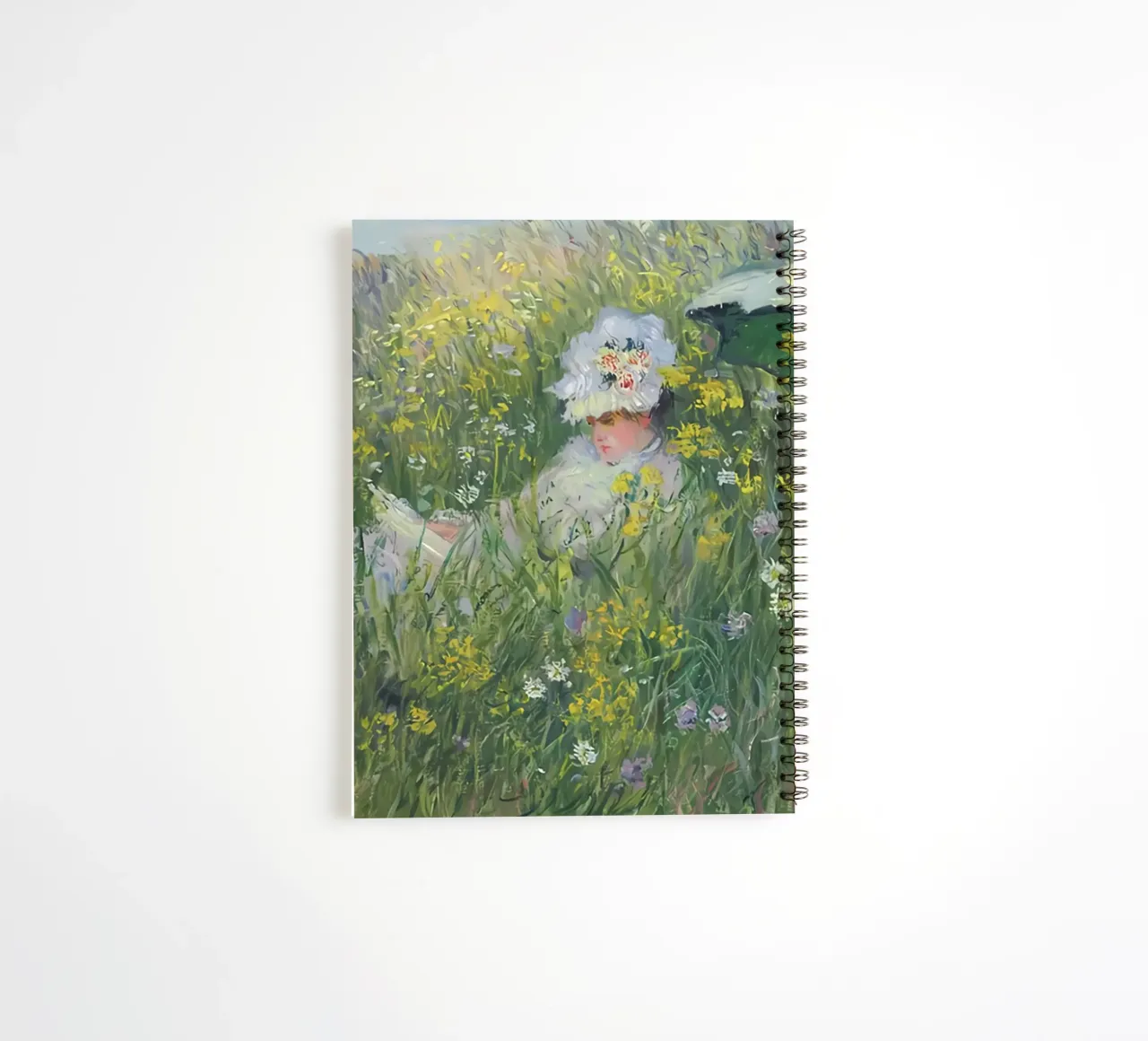In The Meadow - 1876 spiral notebook by D1 Shop