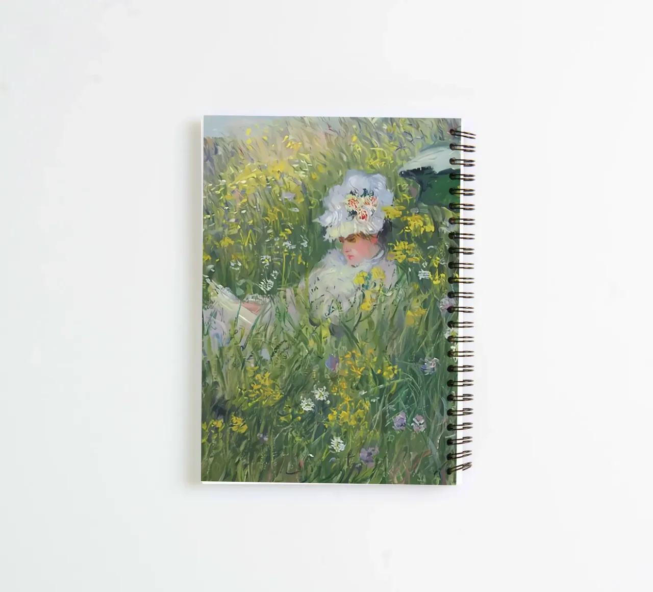 In The Meadow - 1876 spiral notebook by D1 Shop