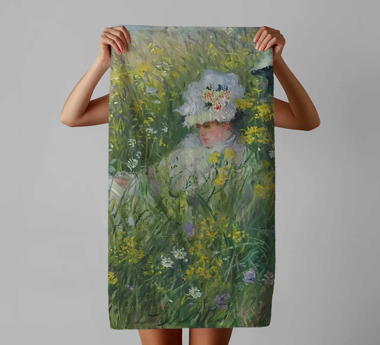 In The Meadow - 1876 towel by D1 Shop
