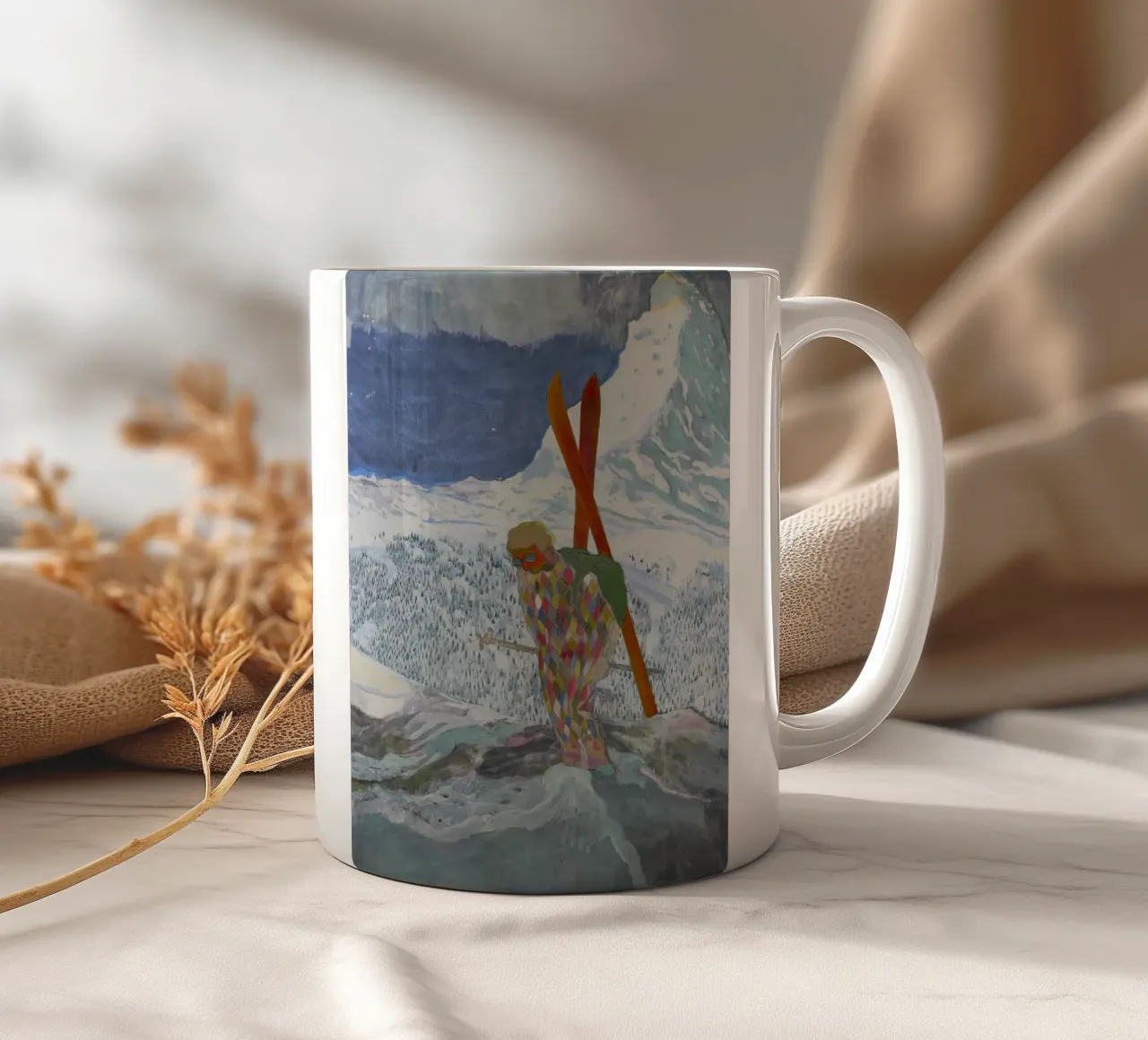Peter Doig Alpinis tazza in ceramica da Milfordwings