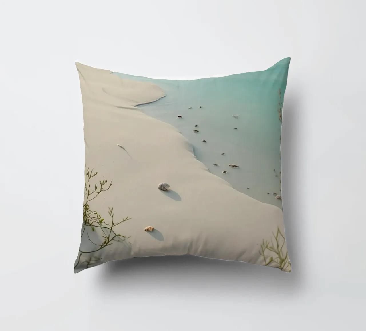 spiaggia con sabbia cuscino da life of sands