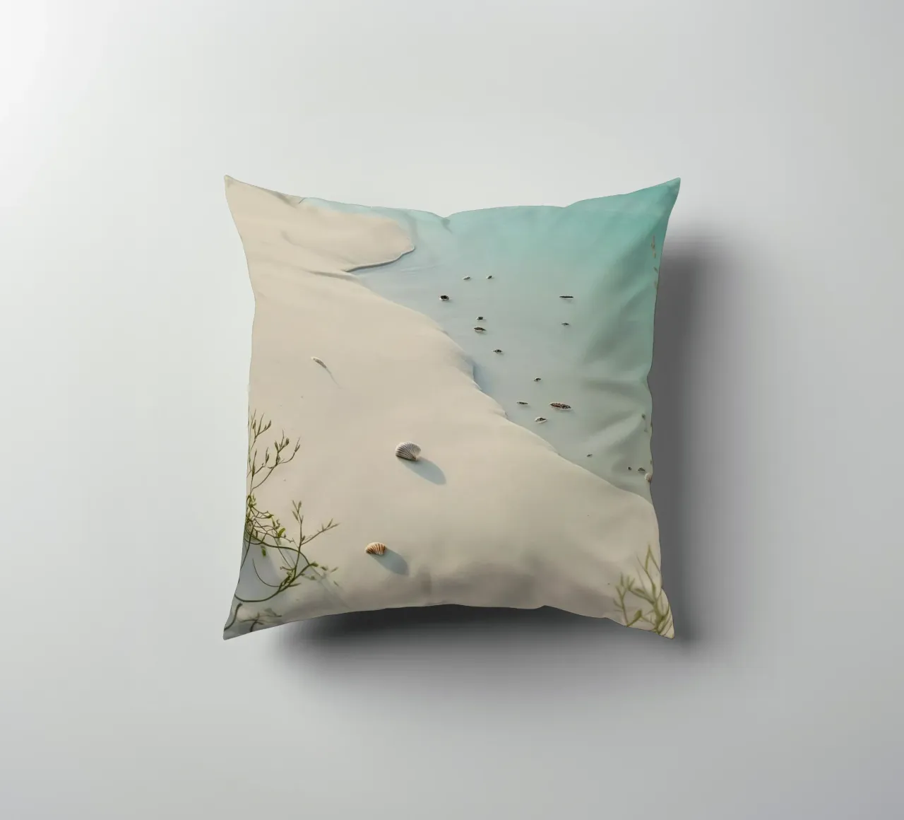 spiaggia con sabbia cuscino da life of sands