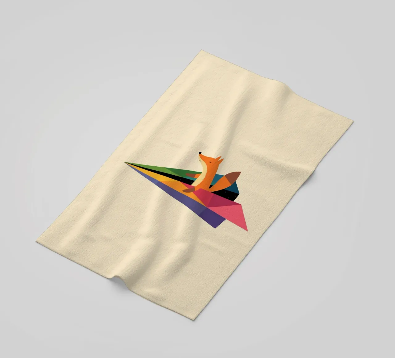 Fly My Way beach towel by Andy Westface