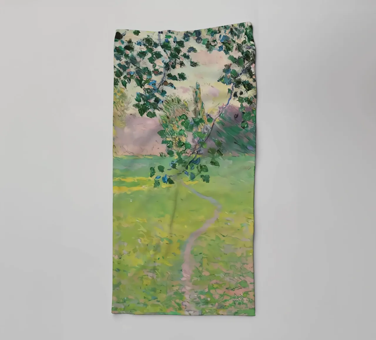 Morning Landscape - 1888 towel by D1 Shop
