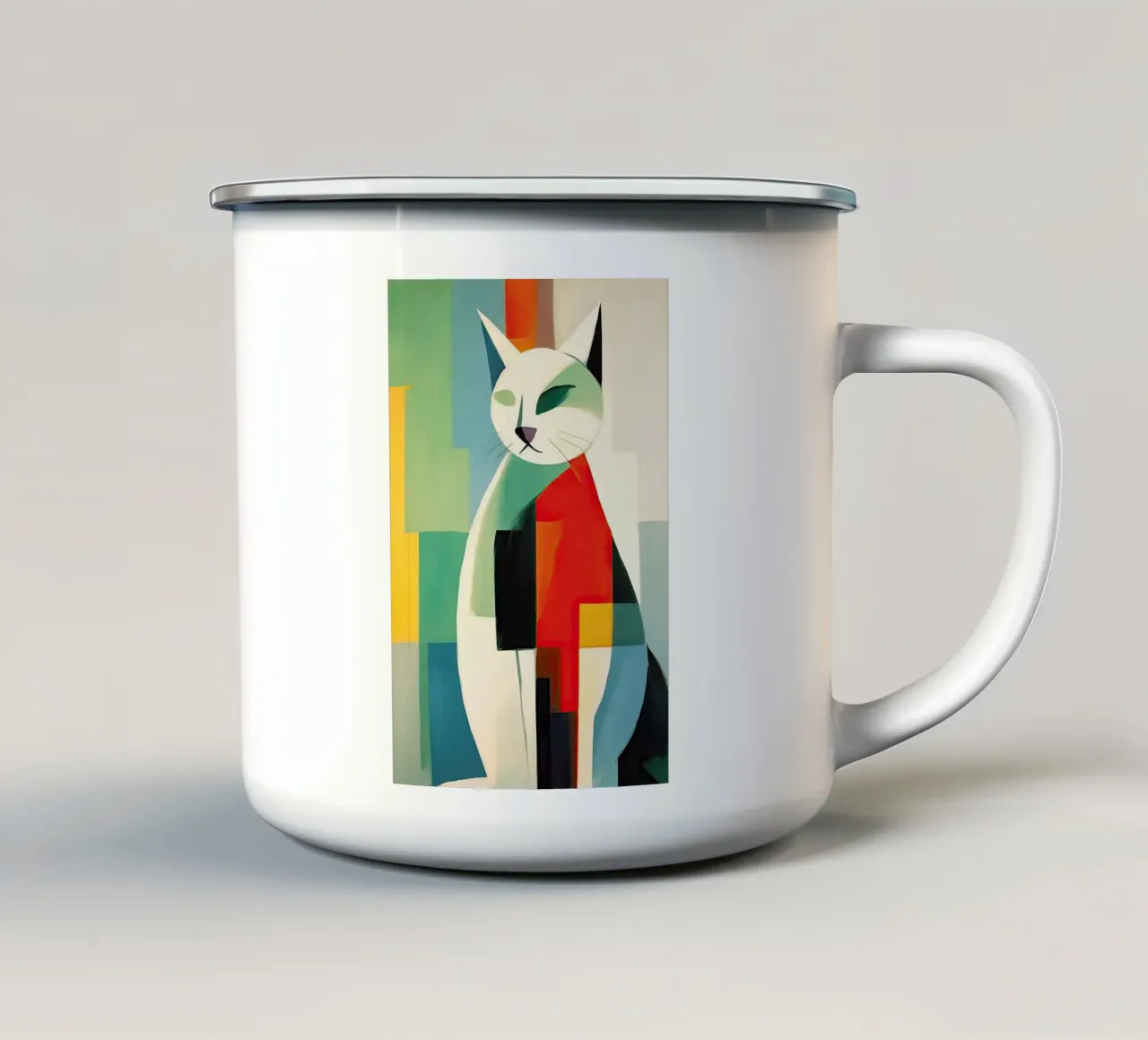 Arte da parete di Imagine tazza in smalto da Imagine