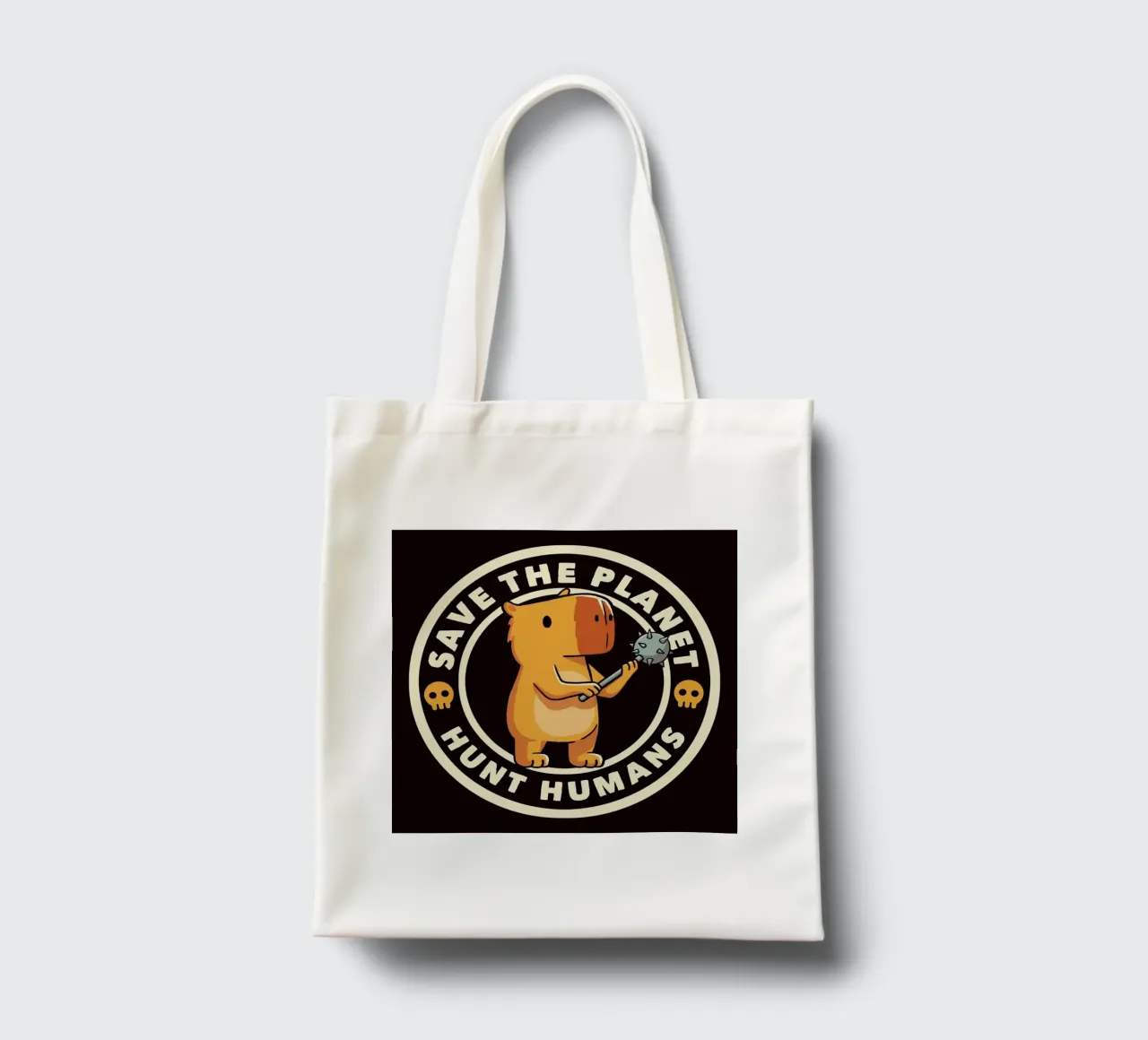Save The Planet Hunt Humans borsa in juta da Tobe Fonseca