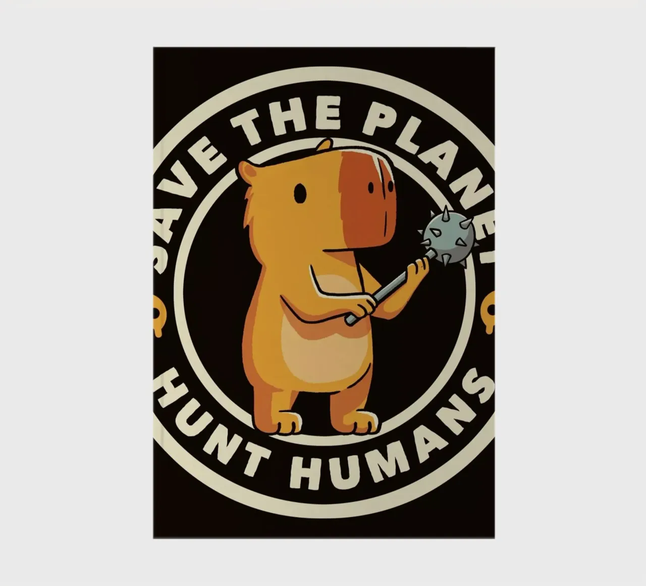 Save The Planet Hunt Humans notebook by Tobe Fonseca