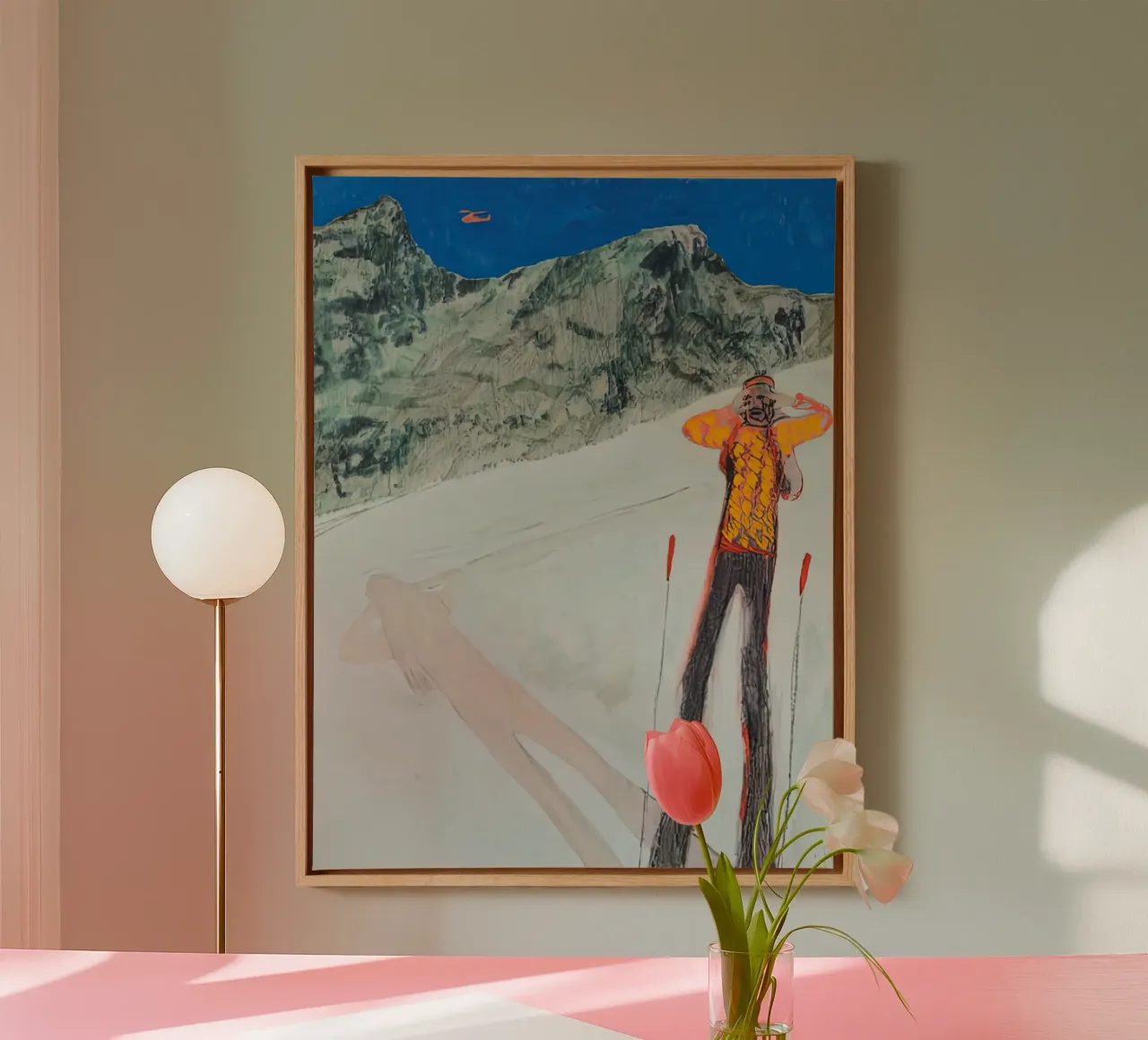 Peter Doig Sci tela con Cornice a cassetta da Milfordwings