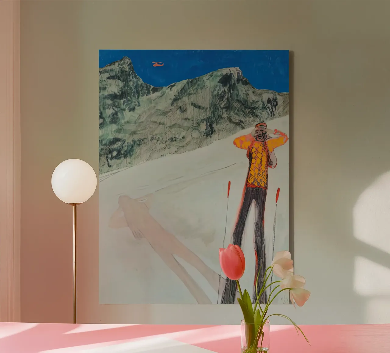 Peter Doig Sci tela con Cornice a cassetta da Milfordwings