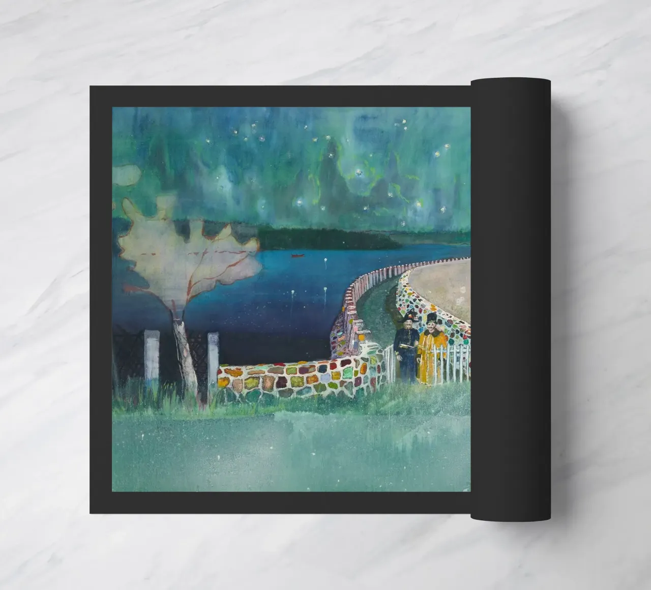 Peter Doig Due uomini zerbino da Milfordwings