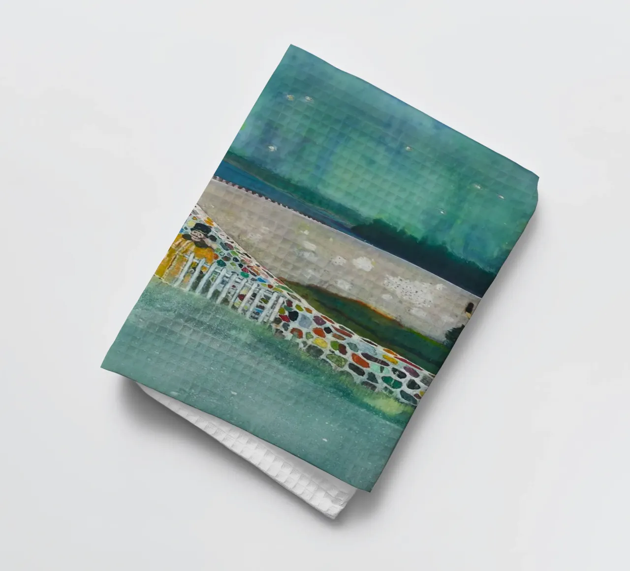 Peter Doig Due uomini canovaccio da cucina da Milfordwings