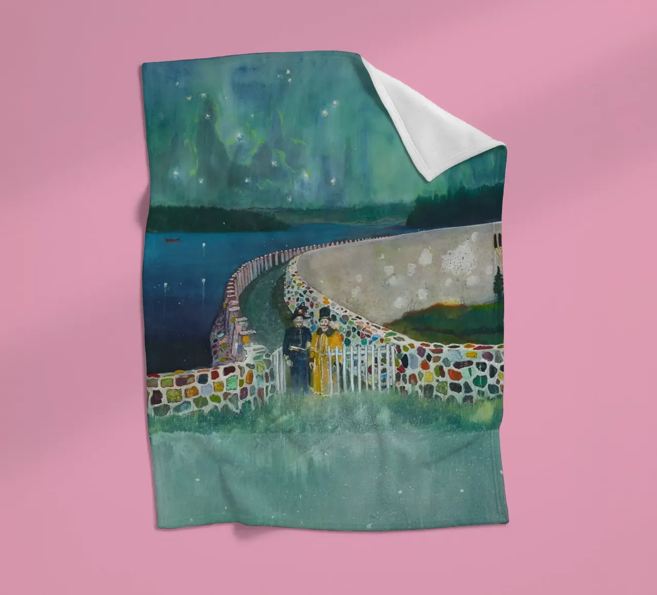 Peter Doig Due uomini coperta in pile da Milfordwings