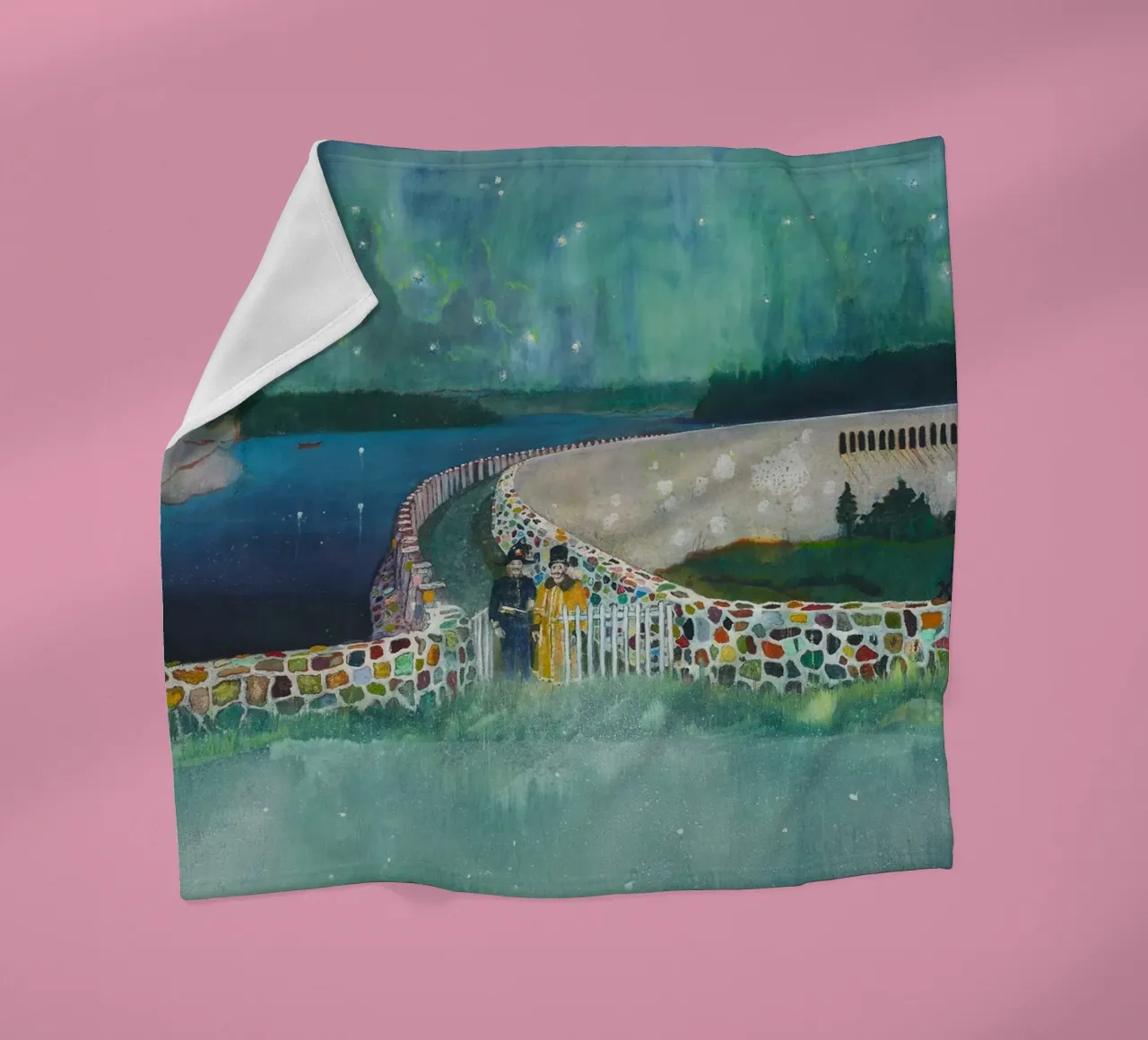 Peter Doig Due uomini coperta in pile da Milfordwings