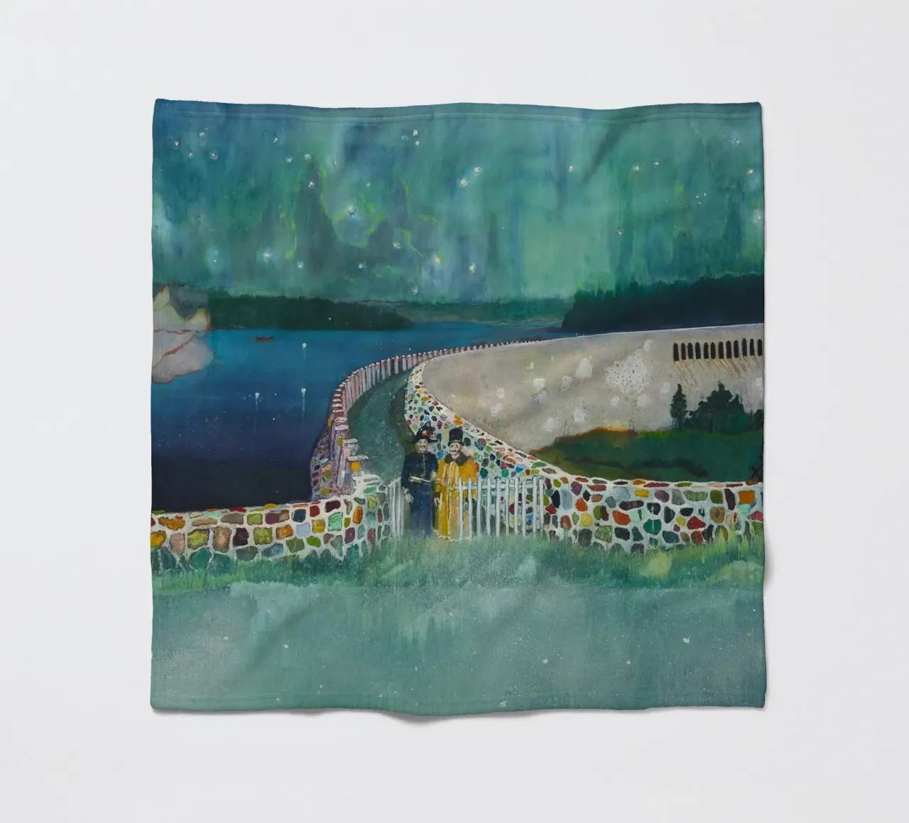 Peter Doig Due uomini coperta in pile da Milfordwings