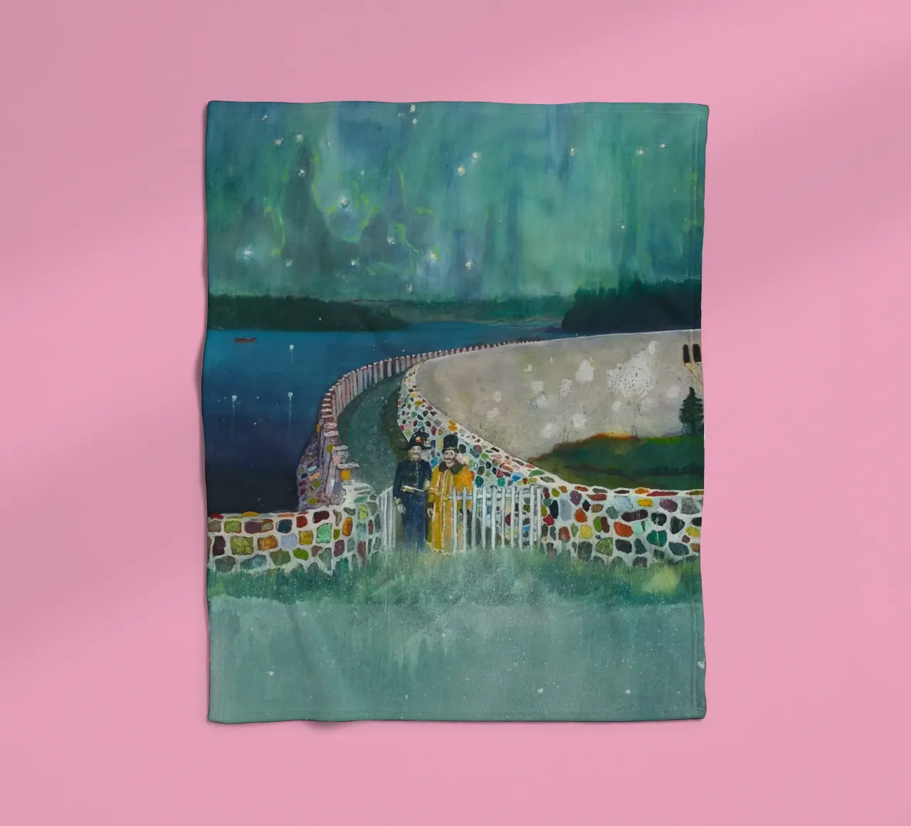 Peter Doig Due uomini coperta in pile da Milfordwings