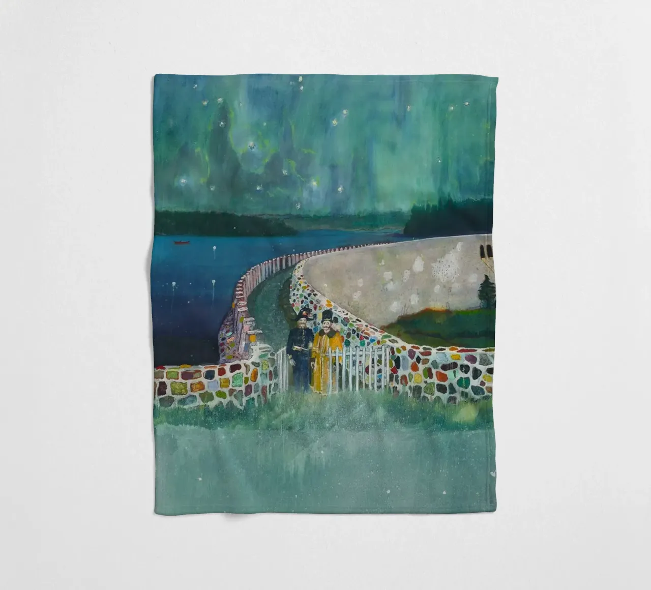 Peter Doig Due uomini coperta in pile da Milfordwings