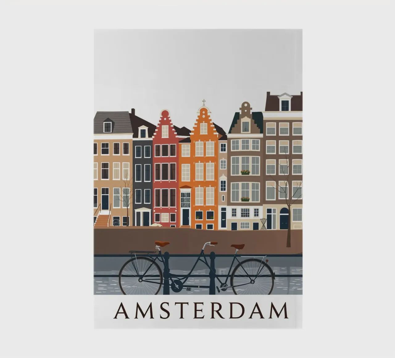 La vue d'Amsterdam carnet de notes de HicksShop