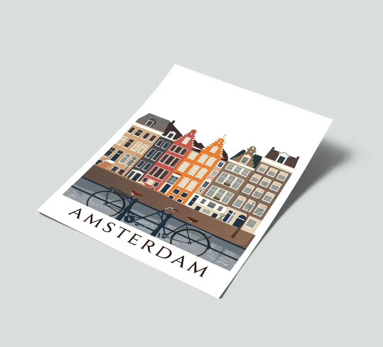 The View of Amsterdam sticker sheet by HicksShop