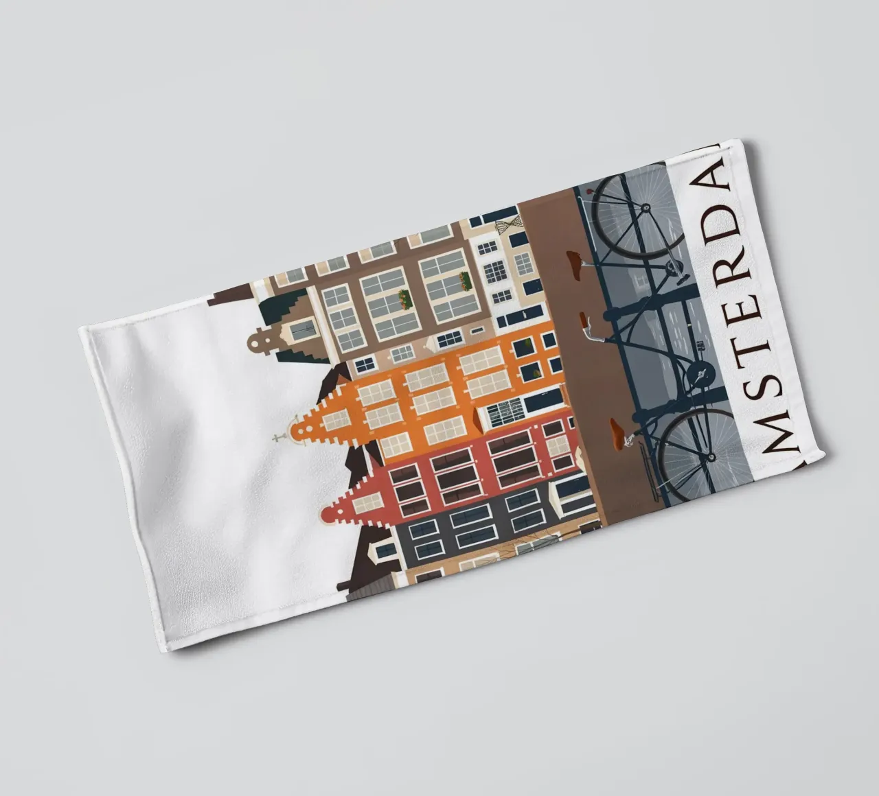 La vue d'Amsterdam serviette de bain de HicksShop
