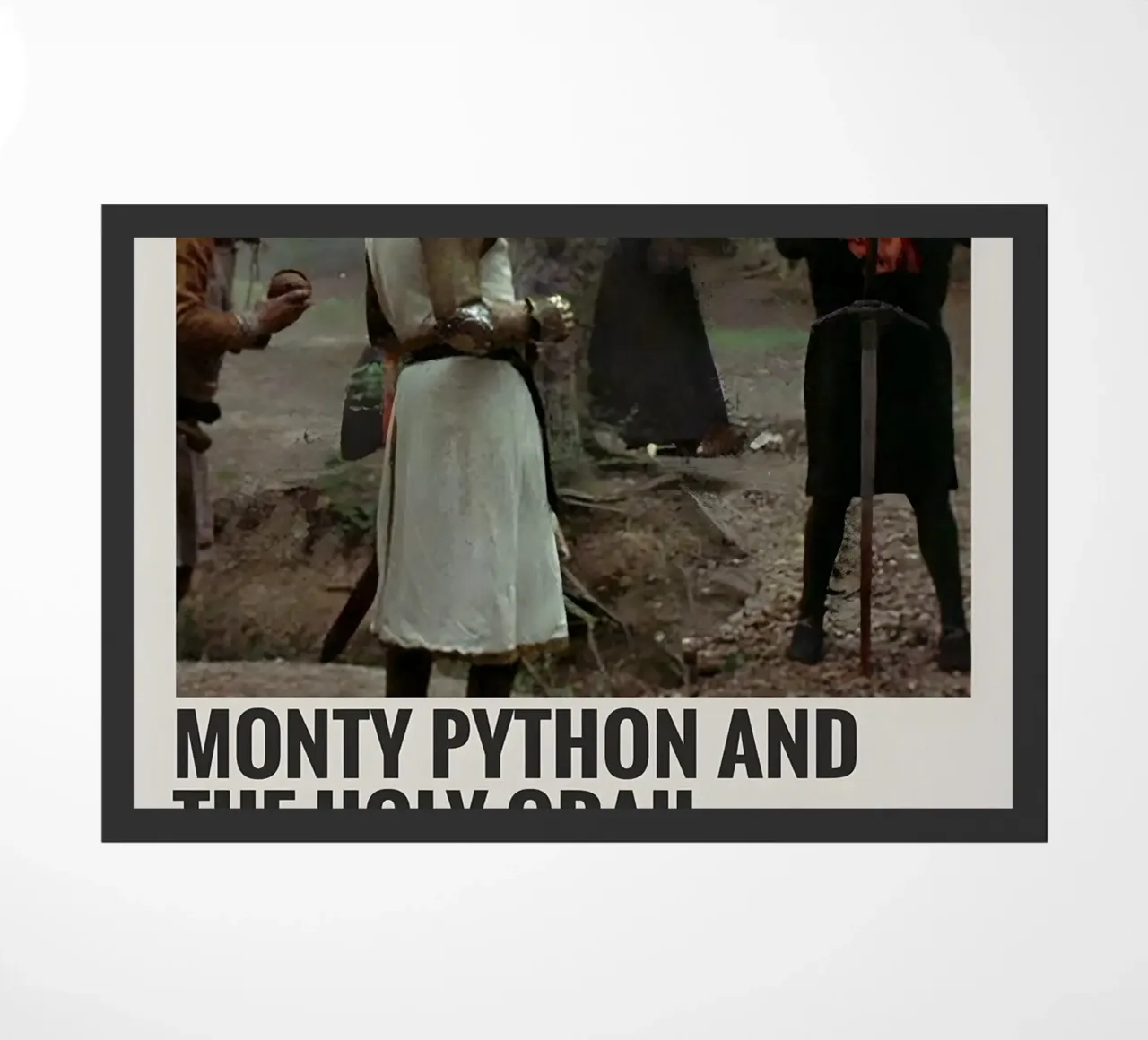 MONTY PYTHON AND THE HOLY GRAIL 1975 zerbino da MVFminimalist
