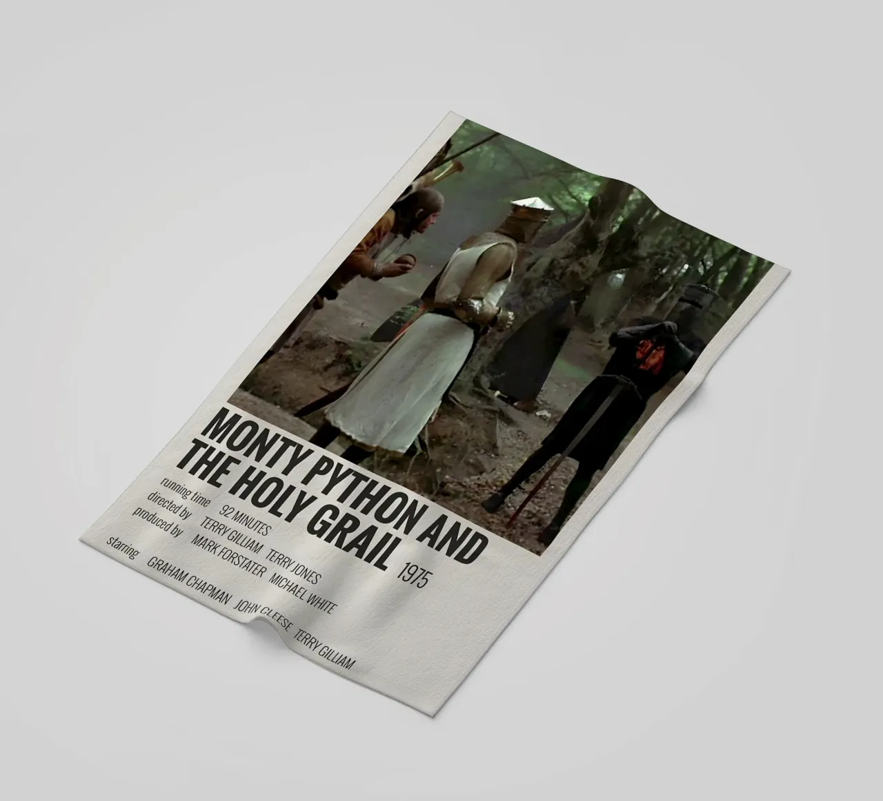 MONTY PYTHON AND THE HOLY GRAIL 1975 telo mare da MVFminimalist