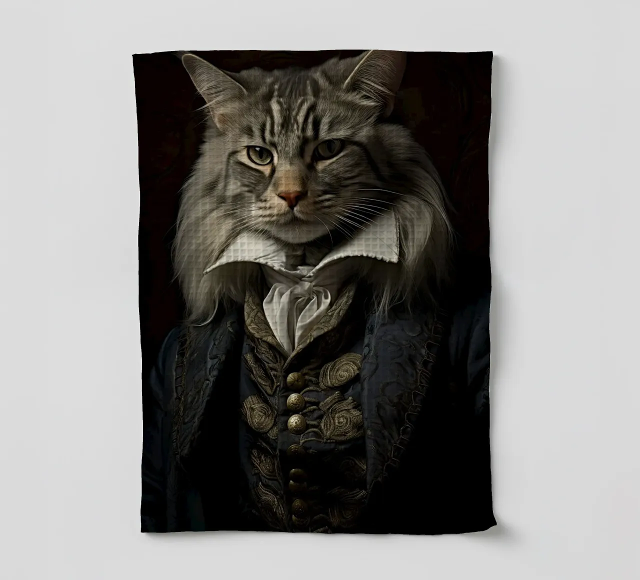 Gatto in abiti d'epoca canovaccio da cucina da Imagine