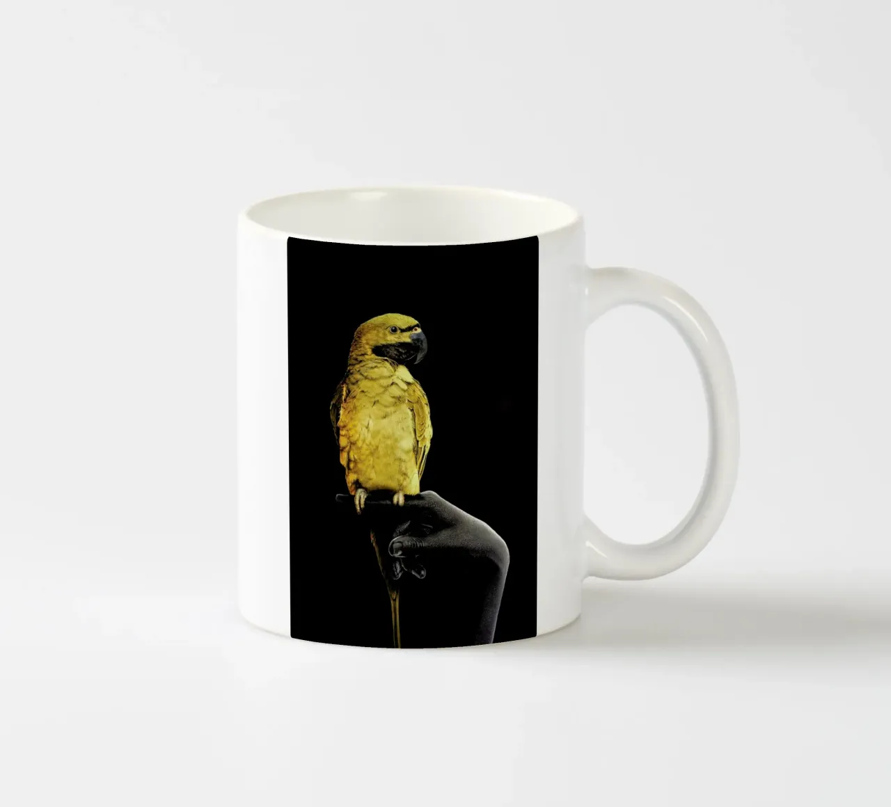Golden Parrot tazza in ceramica da Wouter Rikken
