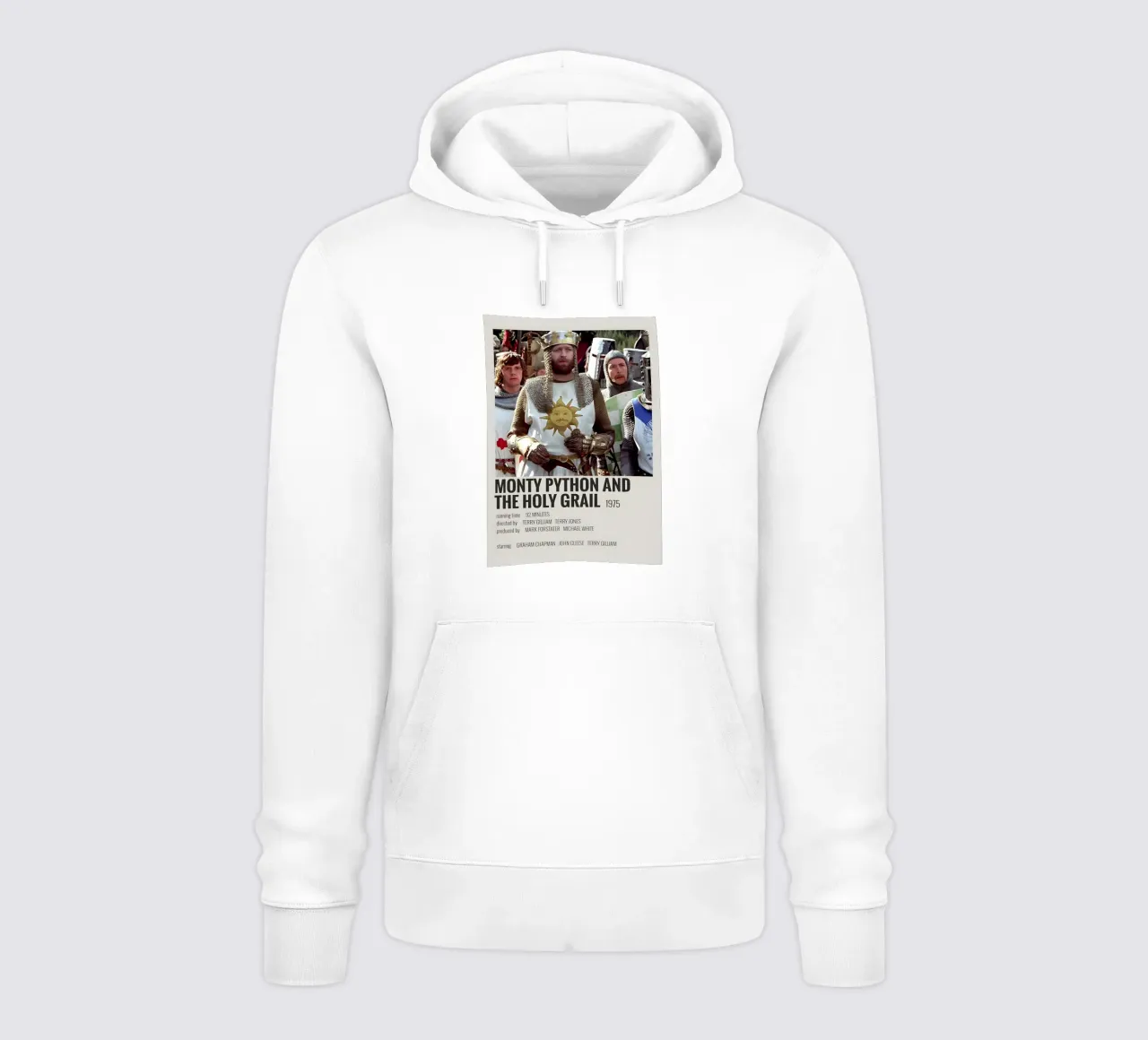 MONTY PYTHON AND THE HOLY GRAIL 1975 felpa con cappuccio da MVFminimalist