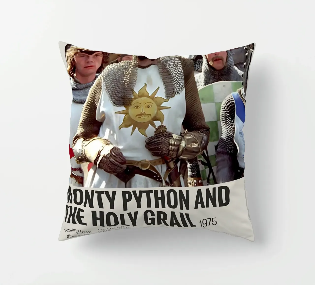 MONTY PYTHON AND THE HOLY GRAIL 1975 cuscino da MVFminimalist