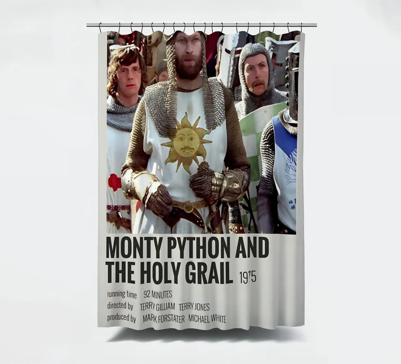 MONTY PYTHON AND THE HOLY GRAIL 1975 tenda da doccia da MVFminimalist