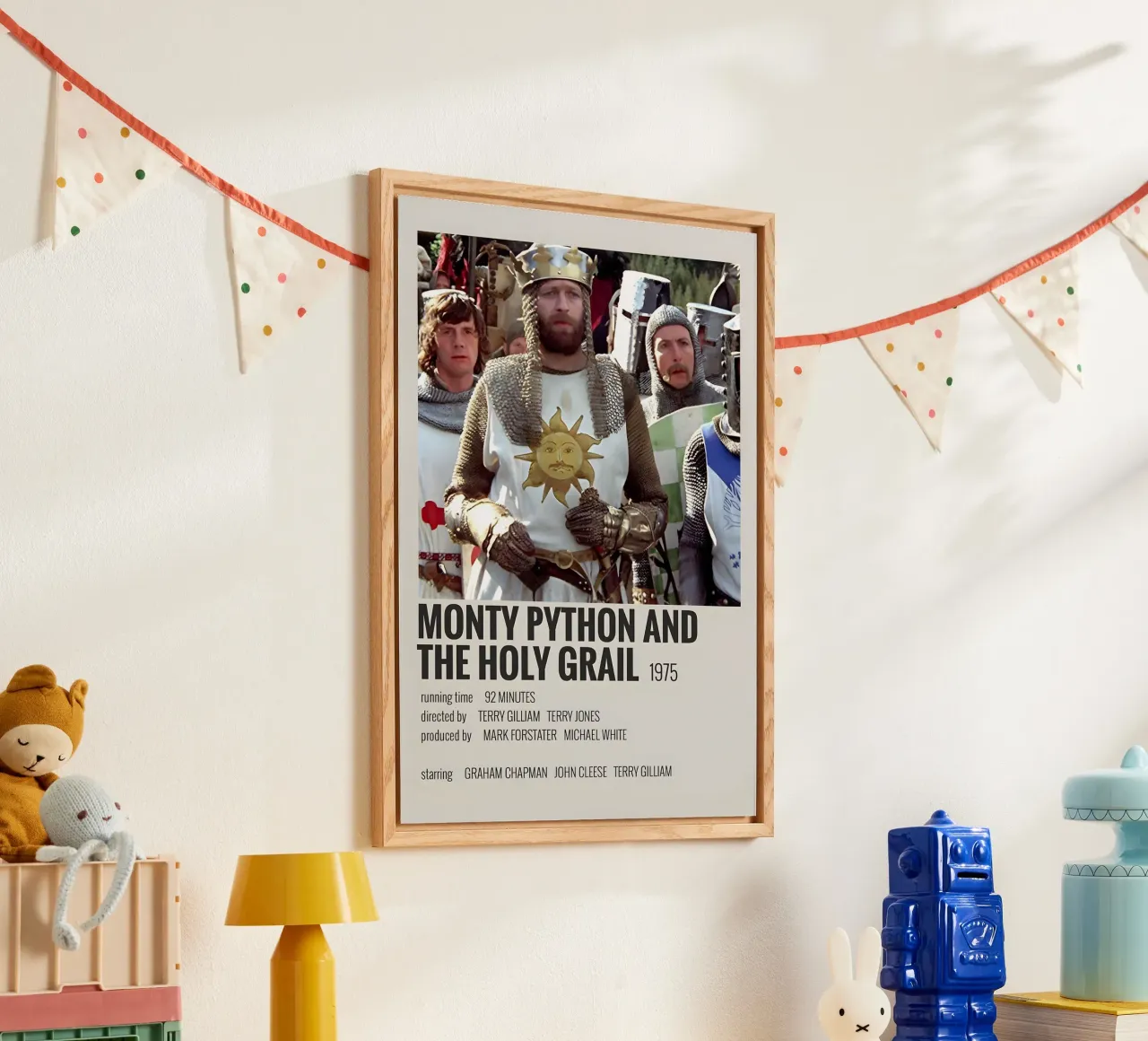 MONTY PYTHON AND THE HOLY GRAIL 1975 plexiglass da MVFminimalist